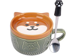 Cute Cat Coffee Mug w/ Lid