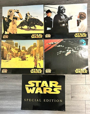 star wars cinema quad original x 5 - 50cm x 34cm