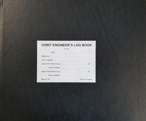 Chief engineer log book - engineer's, no