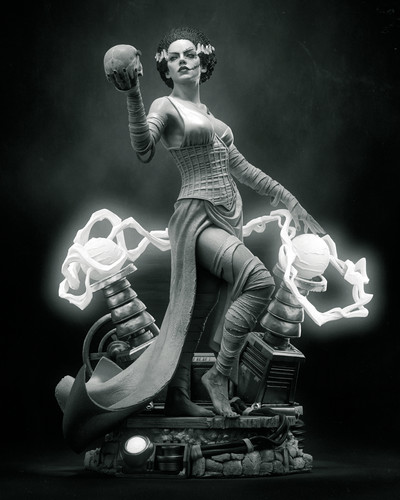 Frankenstein bride ca3d - bride,