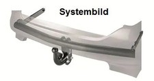 Towbar with rigid ball head