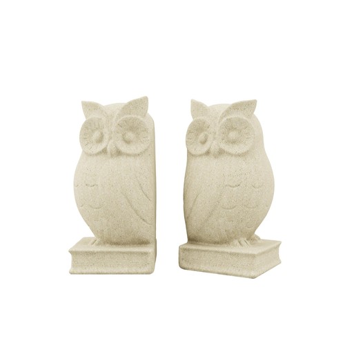 Owl figurine bookend set - set, 2