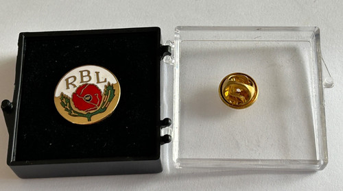 Poppy remembrance pin badge - ,