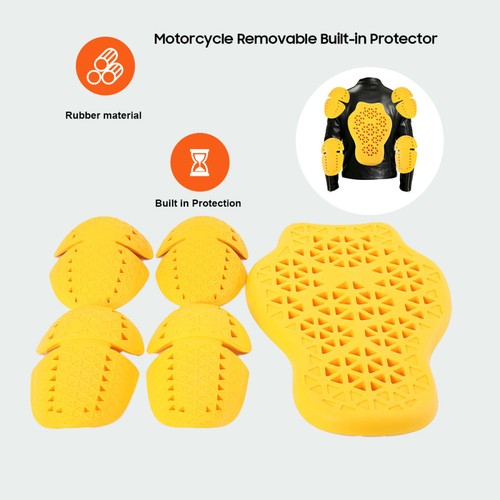 5pcs motorcycle jacket armor - jacket,