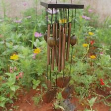 Garden Large Copper Love Wind Chimes Bell Ornament Windbell Gift Yard Home Decor