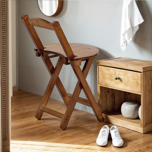 2pcs bamboo wooden folding - bamboo,