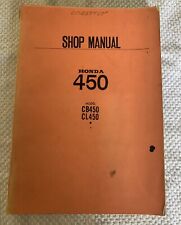 Honda CB450 CL450 Shop Manual