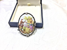Vintage Limoges Brooch