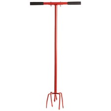 32" Garden Hand Cultivator Tiller Long Handled Manual Tool Weeding Digging UK 