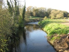 Photo A1 The River Weaver looking downstream Walley's Green  c2011