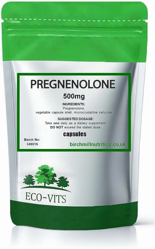 Pregnenolone 500mg capsules - pregnenolone,