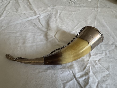 Antique russian drinking horn - antique,