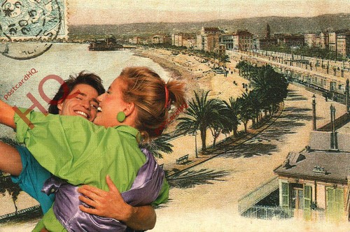 Picture postcard advertising - picture, postcard-