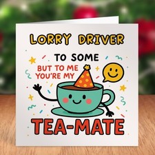 Cute Cartoon Greeting - LORRY