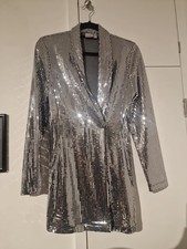 Sequin Double Breasted Blazer