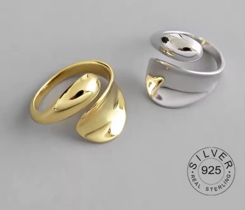925 sterling silver ring - sterling, wavy