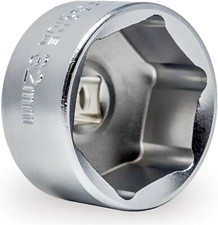 32mm Low Profile Oil Filter Socket – 3/8" Drive | Chrome Vanadium | Manual Use