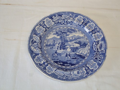 Antique creamware plate - antique,