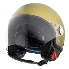 Demi Jet Helmet PIAGGIO for Vespa Visor 4.0 Matte Green Ambitious