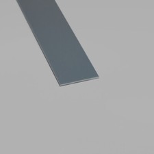 PVC DARK GREY Flat Bar Strips - Various Sizes
