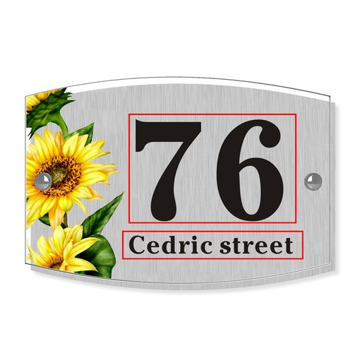House sign personalised door - sign,