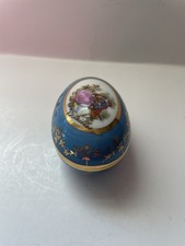 Limoges Porcelain Egg-Shaped