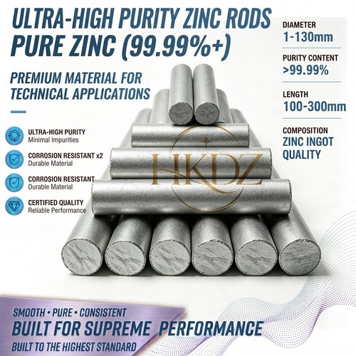 Pure zinc rod - rod,