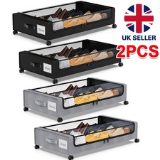 2PCS Under Bed Storage with