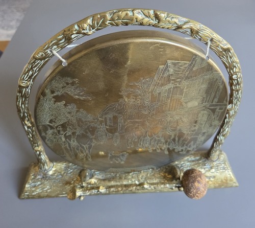 Brass dinner gong changing - brass,