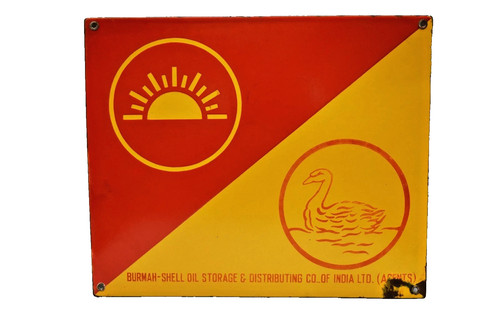Vintage burmah shell - vintage, oil