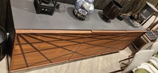 Cattelan Italia 3 door sideboard cupboard with Wooden Walnut finish