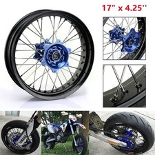 17x4 supermoto rear wheel - rear,