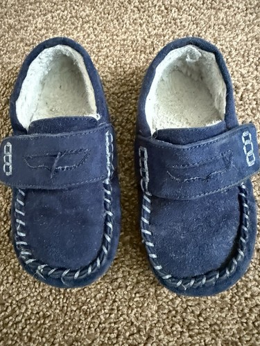 Boys moccasin slippers - slippers,