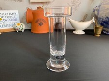 DARTINGTON CRYSTAL 24% Lead Crystal Clear Glass Candle Holder 15cm Tall