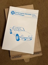 1975 TRIUMPH SPITFIRE 1500 PARTS MANUAL  STAG TR 3 4 7 Six Vitesse Catalogue