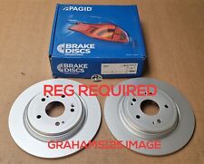 BRAKE DISCS X2 310mm REAR FITS HONDA CRV MK5 PAGID 56061
