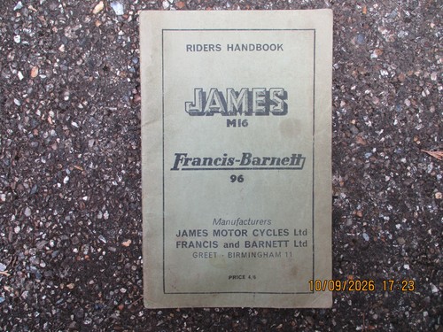 Riders handbook james m16 - handbook,,