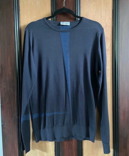 John smedley mens navy blue - john,