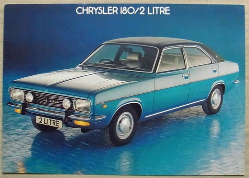 Chrysler 180 litre car - 180/2,