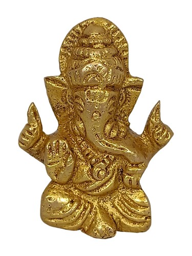 Brass ganesh hindu god - brass,