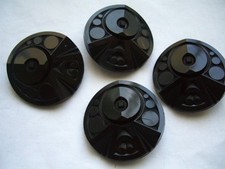 BLACK, GEOMETRIC DESIGN