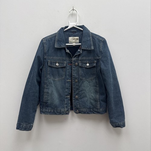 Jeep blue denim jacket - blue, size