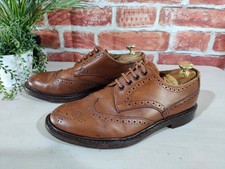 JOHN WHITE IMPREGNABLE TAN BROWN SMART SHOES UK 9 EU 43 LACE UP BROGUES FORMAL