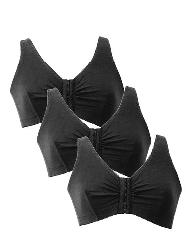 Pack bra cotton front - bra,