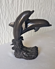 Genesis Fine Art Mullingar Ireland Bronze Effect Sculpture of Dolphins Breaching