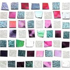 4 Bags Dichroic Glass Scrap