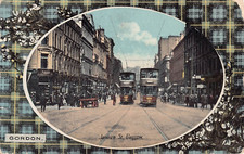POSTCARD - SCOTLAND - JAMAICA STREET - GLASGOW - TRAMS - GORDON TARTAN