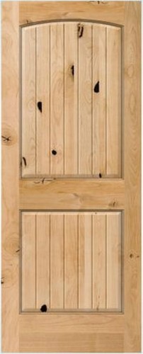 Panel arch top knotty - panel,
