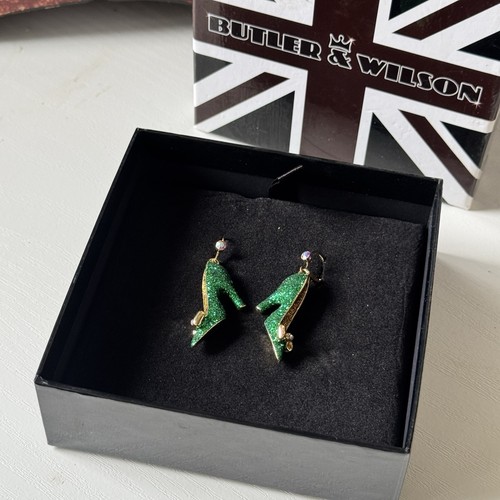 Butler wilson green glitter - &,