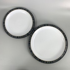Denby Jet Stripes Plates x 2